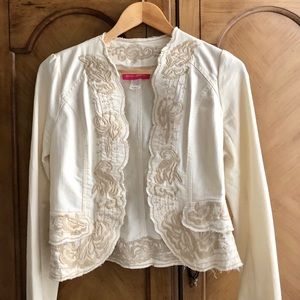 POOKIE & SEBASTIAN COTTON BLAZER.🌸